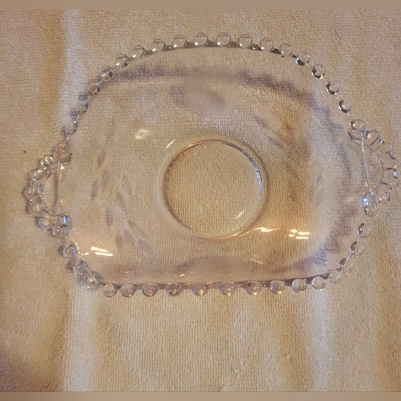 Hughes Cornflower Candlewick Dish - Picture 5 of 7